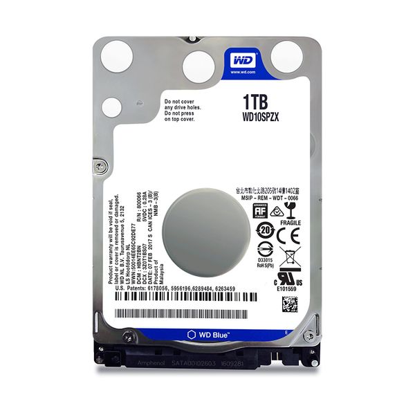Western 1TB 5400RPM Blue 8MB For Laptop