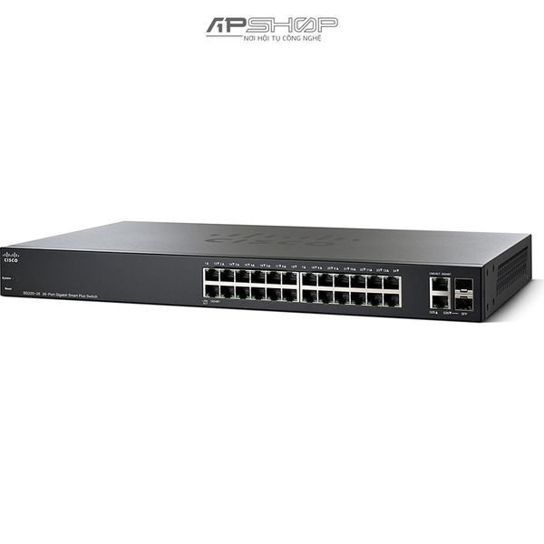 Switch Cisco SG220 24Port Gigabit + 2-port combo mini-GBIT Smart Switch - Hàng chính hãng