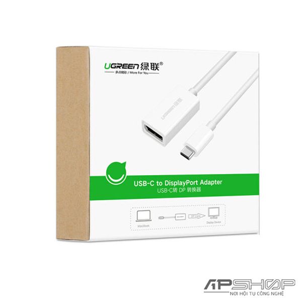 Bộ Chuyển Đổi Ugreen Type C sang DisplayPort