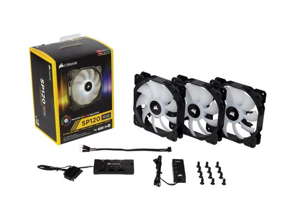 Fan Corsair SP120 RGB Led - Kit 3 Fan