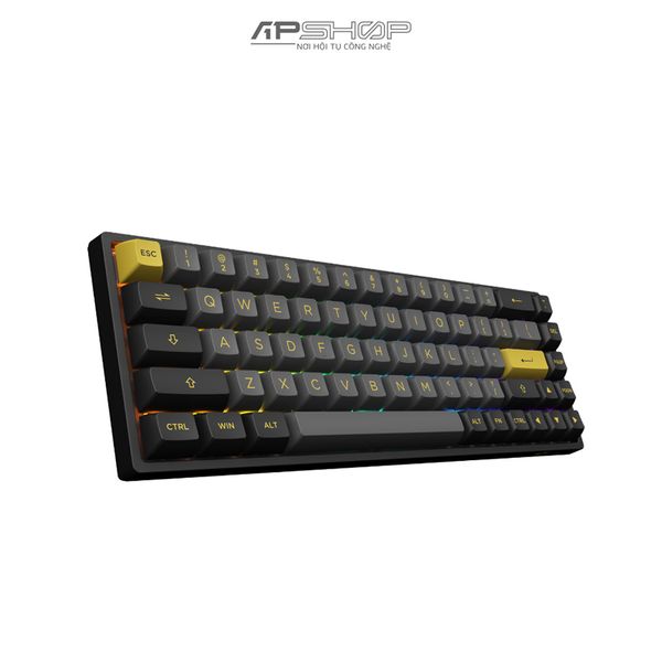 Bàn phím AKKO 3068B Black & Gold RGB 3 Mod | Hotswap | Chính hãng