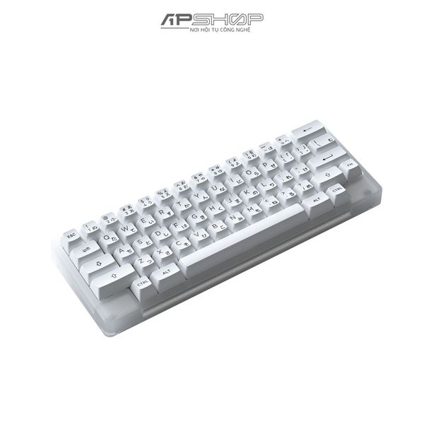 Bàn phím AKKO ACR59 Black on White Hotswap RGB AKKO Switch | Chính hãng