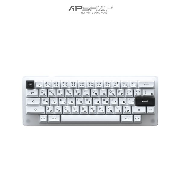 Bàn phím AKKO ACR59 Black on White Hotswap RGB AKKO Switch | Chính hãng