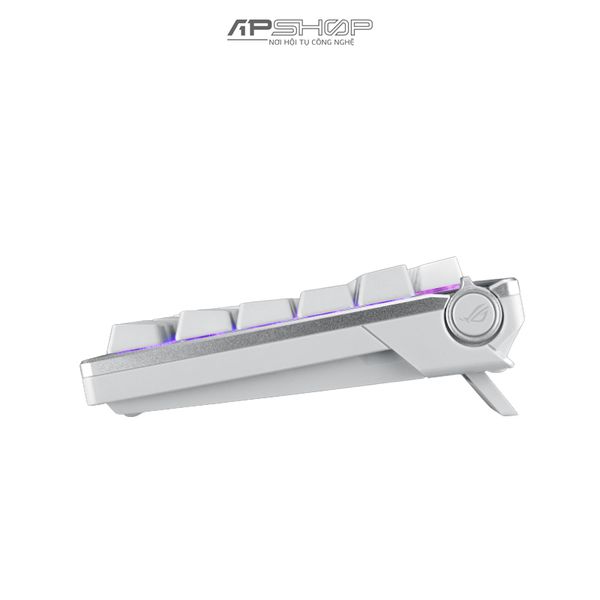 Bàn phím cơ Custom không dây Asus ROG Azoth RGB | White | Chính hãng
