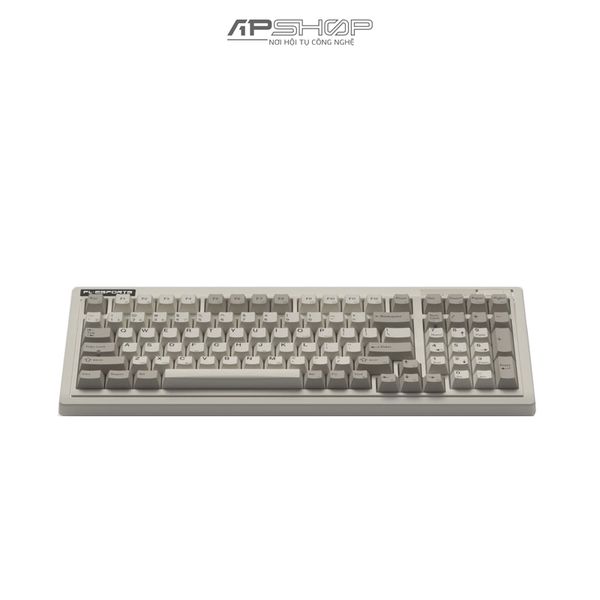 Bàn phím cơ không dây FL Esports OG98 Retro Grey RGB | 3 Mod