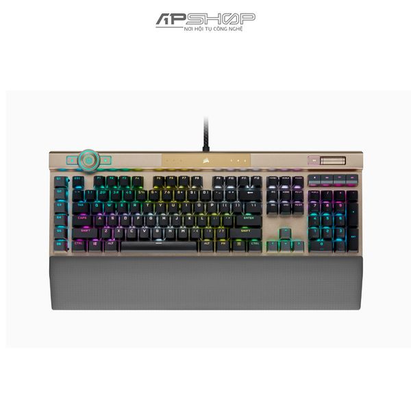 Bàn phím Corsair K100 RGB Midnight Gold Optical Switch | Chính hãng