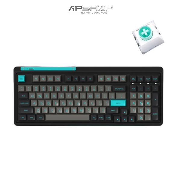 Bàn phím FL Esport CMK98SA Graphite Green RGB | Chính hãng