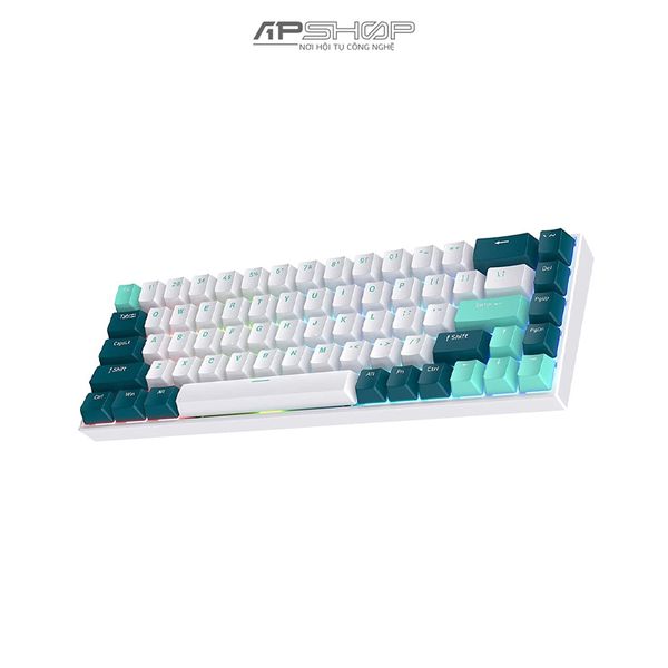 Bàn phím FL Esport F12 RGB Cool Mint Hotswap 3 Mod | Chính hãng