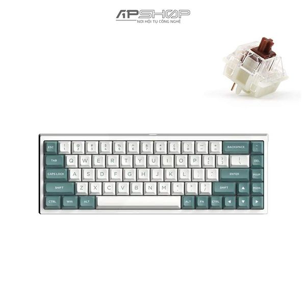 Bàn phím FL Esport FL680SAM Aqua Green 3 Mod | Chính hãng