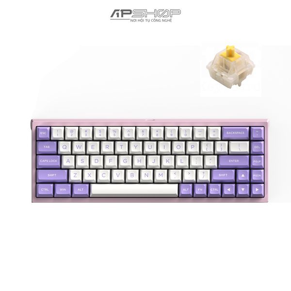 Bàn phím FL Esport FL680SAM Purple 3 Mod | Chính hãng