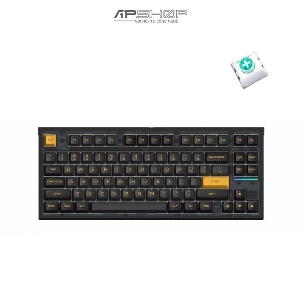 Bàn phím FL Esport FL750SAM Polar Night Black RGB 3 Mod Hotswap | Chính hãng