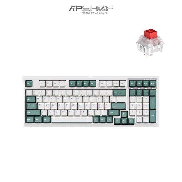 Bàn phím FL Esport FL980CP Aqua Green | Chính hãng