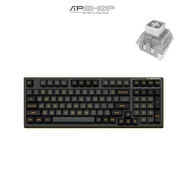 Bàn phím FL Esport FL980SAM Polar Night FSA Keycap 3 Mod | Chính hãng