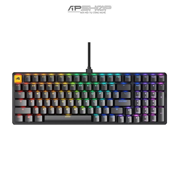 Bàn phím Glorious GMMK 2 RGB Fullsize Hotswap Pre Built Glorious FOX Red Switch | Chính hãng