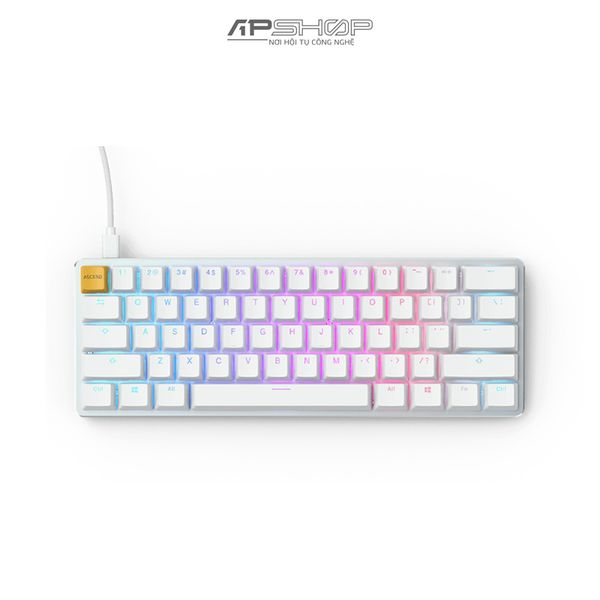 Bàn phím Glorious GMMK RGB Compact White Hotswap | Chính hãng