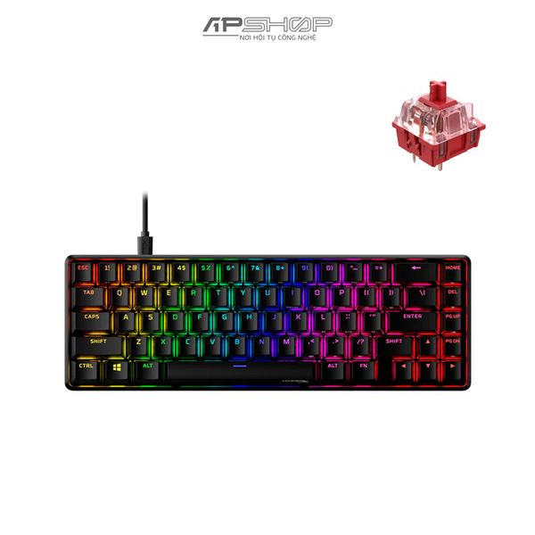 Bàn phím HyperX Alloy Origins 65 RGB | Chính hãng