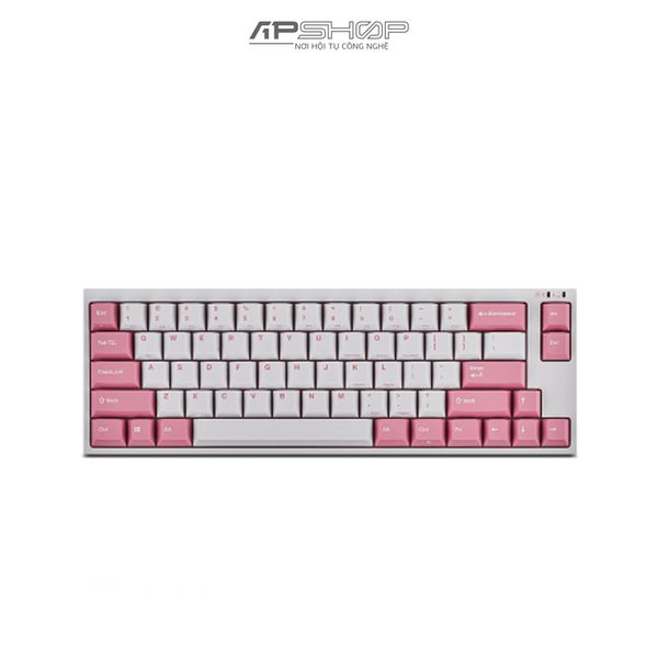 Bàn phím Leopold FC660M BT White Pink Font Bluetooth | Chính hãng