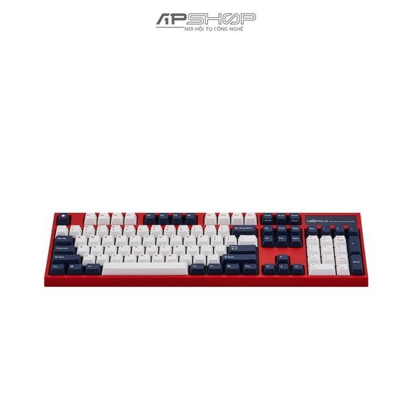 Bàn phím Leopold FC900R BT Blue Star White Red Font Bluetooth | Chính hãng