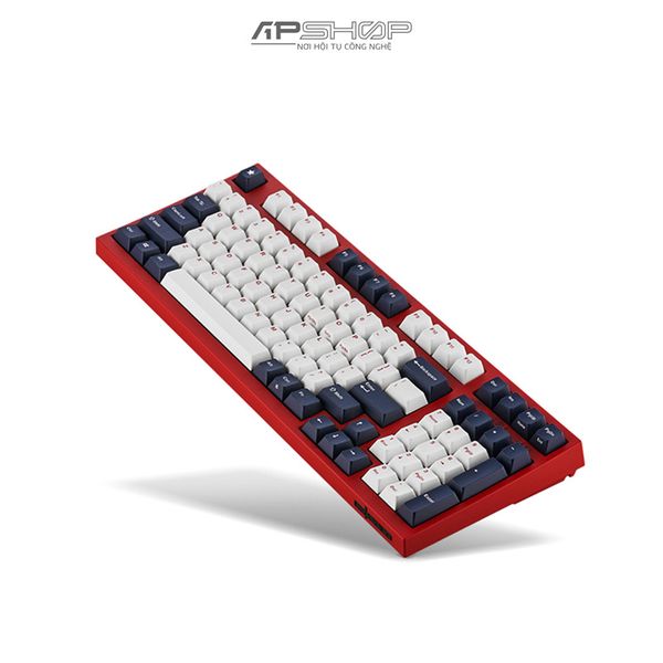 Bàn phím Leopold FC980M BT Blue Star White Red Font Bluetooth | Chính hãng