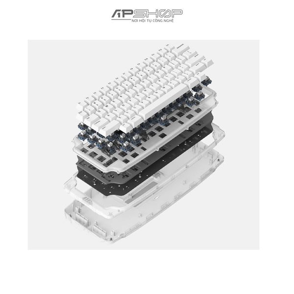 Bàn phím MIKIT MK72 INNOCENCE RGB Hotswap 3 Mod HHKB Layout | Chính hãng