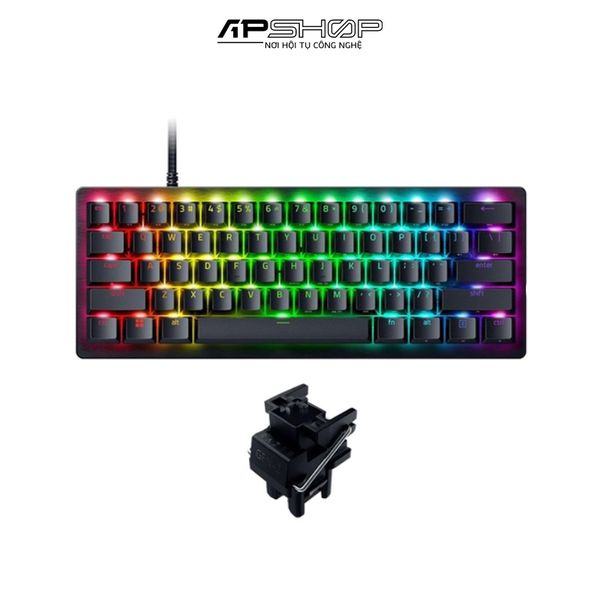 Bàn Phím Razer Huntsman V3 Pro Mini 60% | Black | Analog Optical | Chính hãng