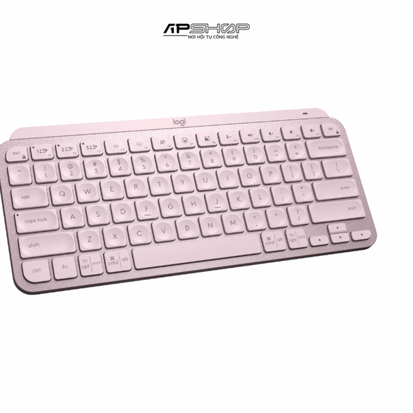 Bàn phím Logitech MX Keys Mini Pink Wireless Chính hãng