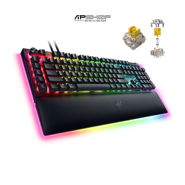 Bàn phím Razer BlackWidow V4 Pro RGB Aluminum | Chính hãng