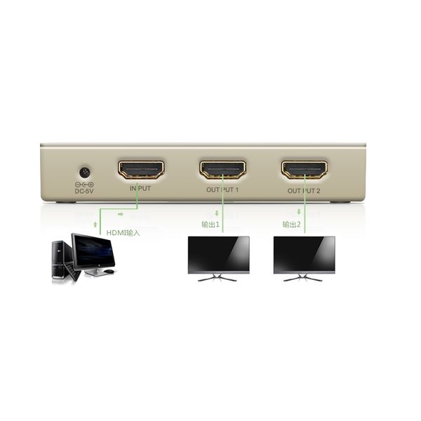 Bộ chia HDMI 1 ra 2 Ugreen 1.4 , 2K , 4K