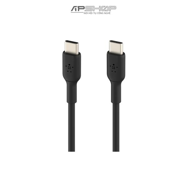 Cáp Belkin USB C to C | 1m | Vỏ nhựa PVC | Công suất 60w | Chính hãng