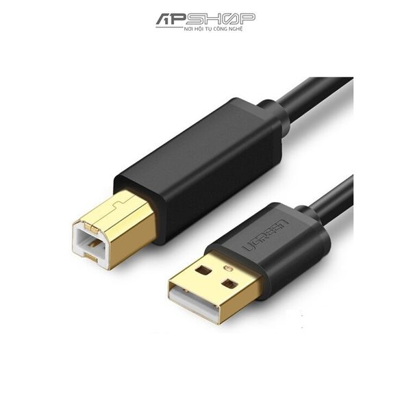 Cáp máy in hiệu Ugreen USB 2.0 | Gold | US1A35 | Chính hãng