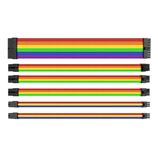 Cáp Nguồn Mở Rộng Thermaltake TtMod Sleeve Cable Rainbow