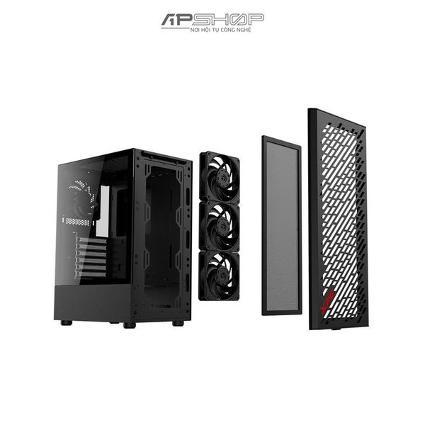 Case Adata XPG Valor Air Black | Chính hãng