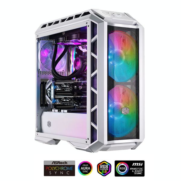 Case Cooler Master MasterCase H500P TG Mesh White ARGB | Chính hãng