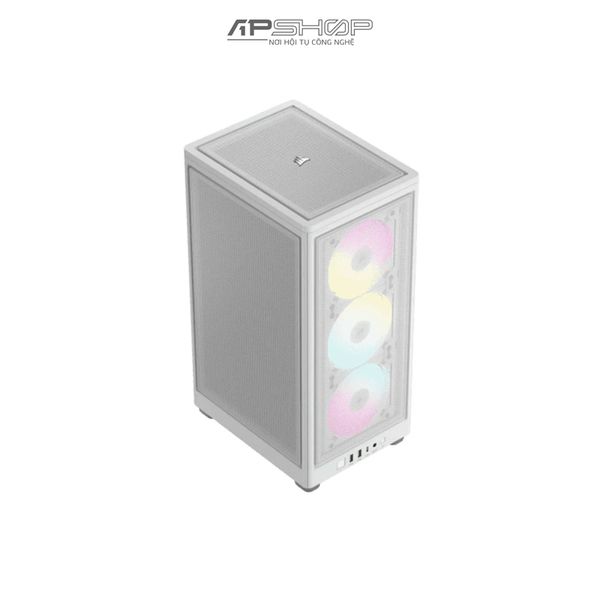 Case Corsair iCUE 2000D RGB Airflow ITX Tower White | Chính hãng