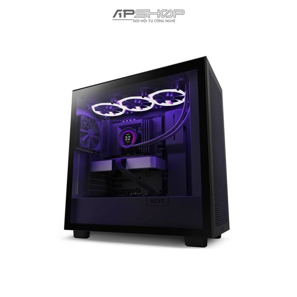 Case NZXT H7 Flow Mid Tower Airflow Black | Chính hãng