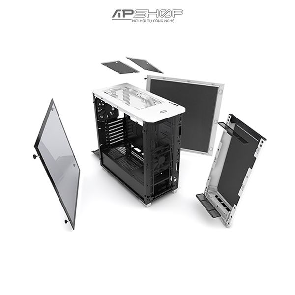 Case Phanteks Eclipse P400S Tempered Glass - Glacier White