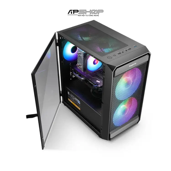 Case Segotep ARTIST 2F RGB Black | Chính hãng