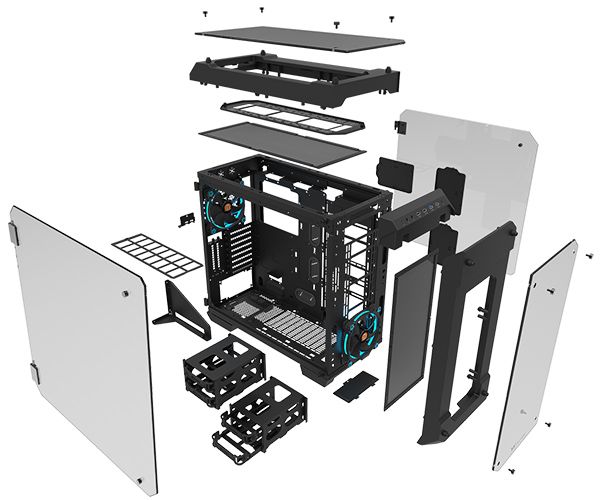 Case Thermaltake View 71 Tempered Glass Edition