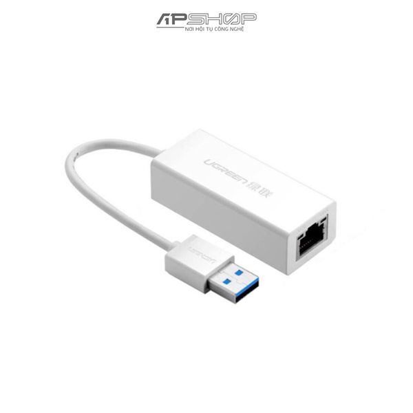 Cáp chuyển USB 3.0 to Lan hỗ trợ 10/100/1000 Mbps Ugreen | Chính hãng