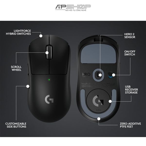 Chuột Logitech G Pro X Superlight 2 | Chính hãng | Siêu phẩm đáng mua năm 2023