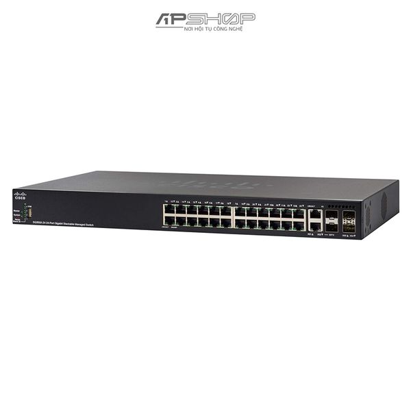 Switch Cisco SG350X 24Port Gigabit Stackable Managed Switch - Hàng chính hãng