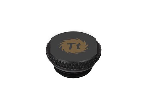 Fit Stop Thermaltake Pacific G1/4 Stop Plug w/ O-Ring – Black