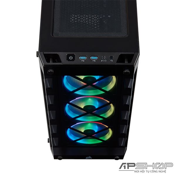 Corsair iCUE 465X RGB Mid Tower ATX Black