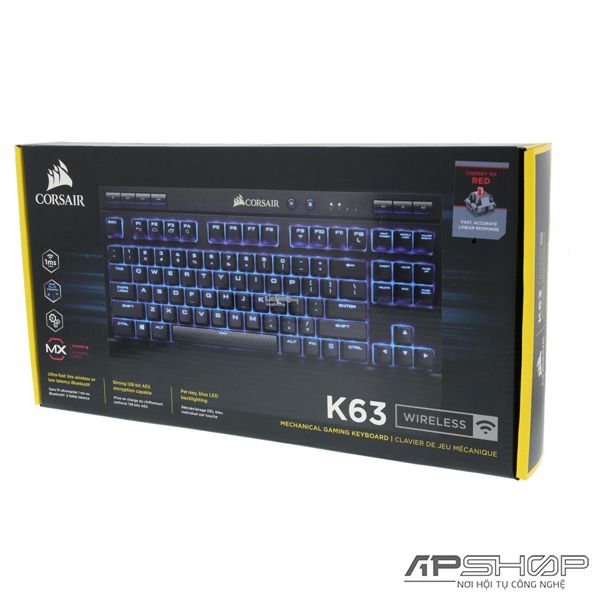 Bàn phím Corsair K63 Wireless