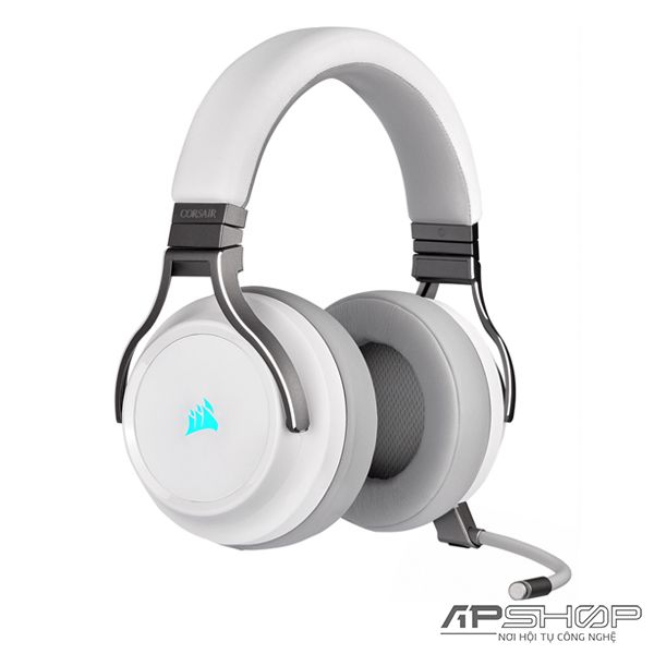 Tai Nghe Corsair Virtuoso RGB Wireless White