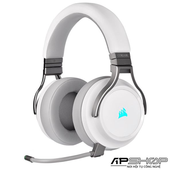 Tai Nghe Corsair Virtuoso RGB Wireless White