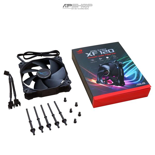 Fan ASUS ROG STRIX XF 120 Whisper Quiet - Hàng chính hãng