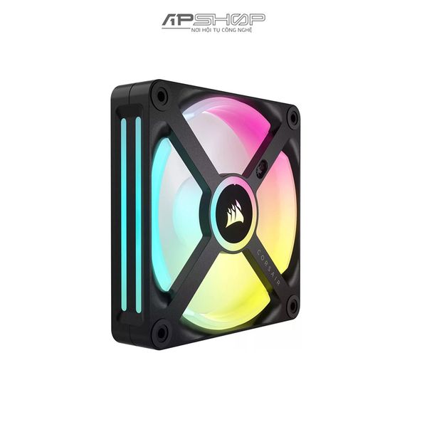 Fan Corsair iCUE LINK QX120 Black | Magnetic Dome RGB Fan | 1 Fan | Chính hãng