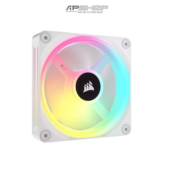 Fan Corsair iCUE LINK QX120 White |Magnetic Dome RGB Fan | 1 Fan | Chính hãng