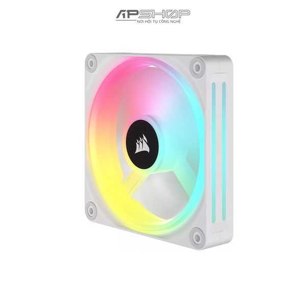 Fan Corsair iCUE LINK QX120 White |Magnetic Dome RGB Fan | 1 Fan | Chính hãng